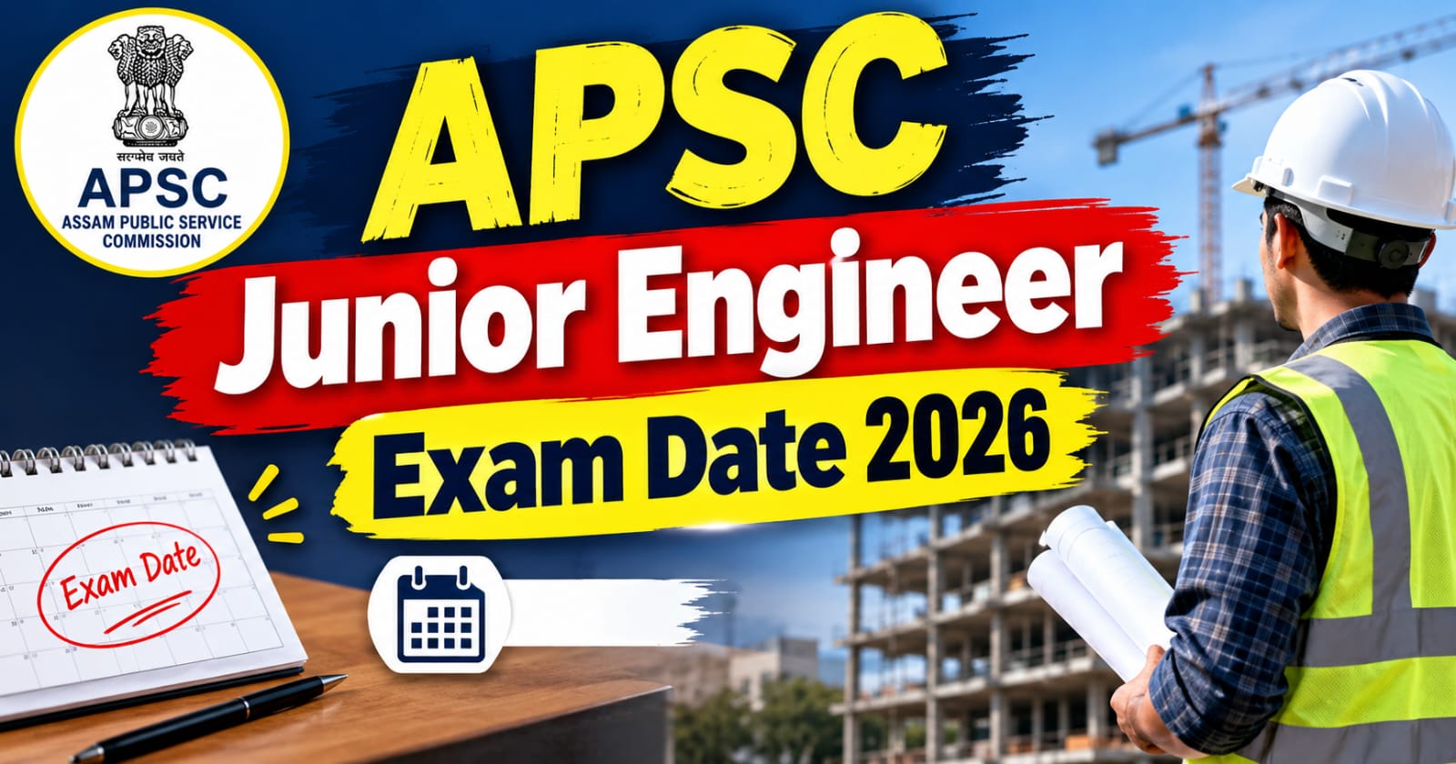 APSC Junior Engineer Exam Date 2026