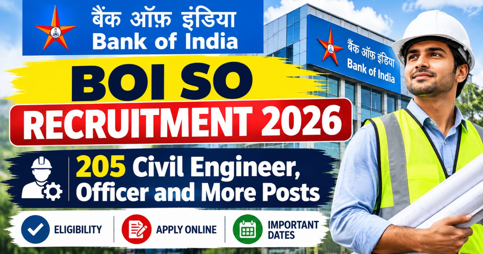 Bank of India SO Recruitment 2026 Last Date Extended