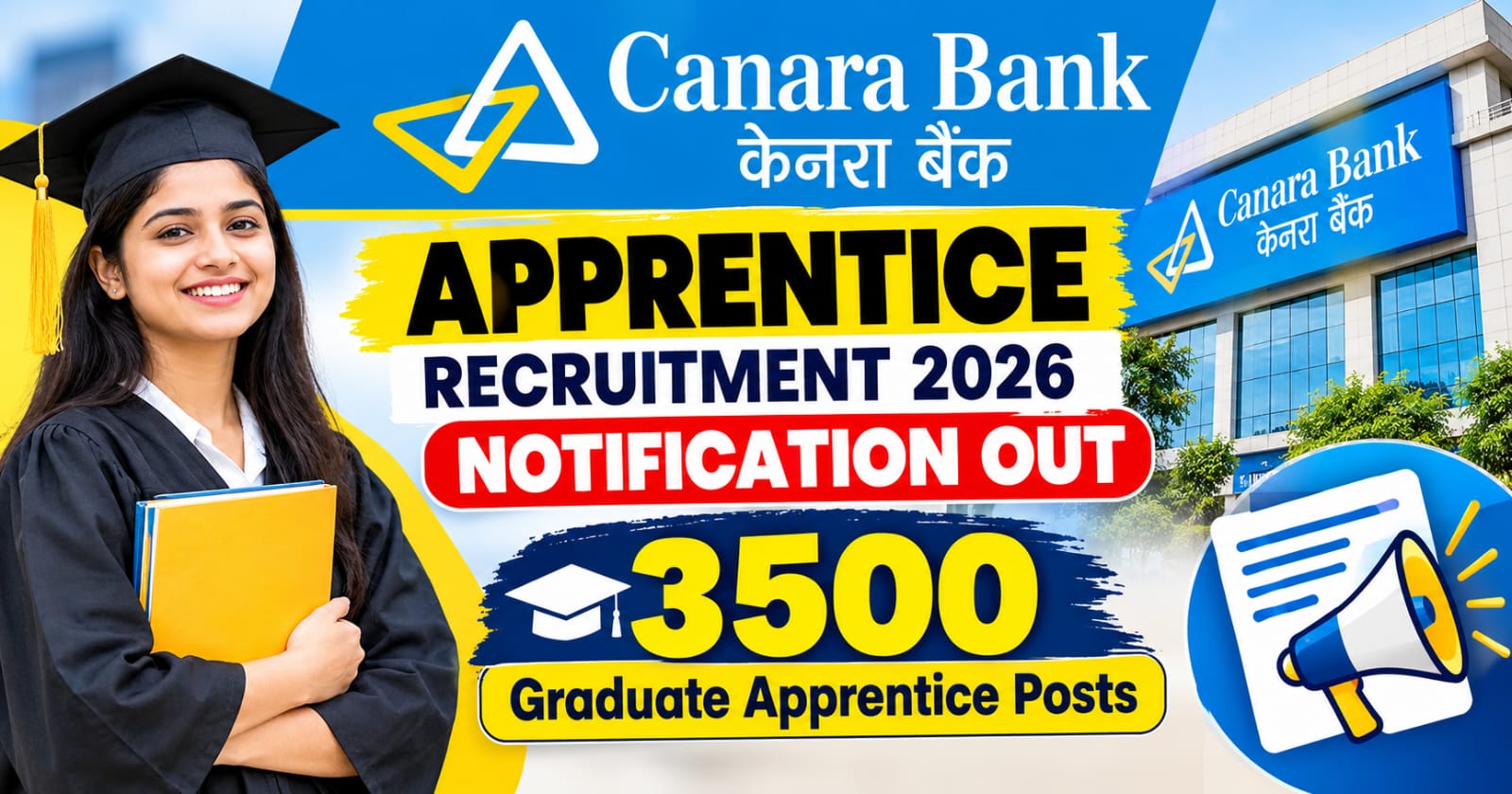Canara Bank Apprentice Recruitment 2026